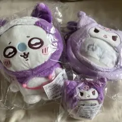 クロミ モモンガ マスコット ぬいぐるみ ポシェット ちいかわ サンリオ コラボ