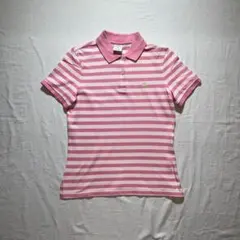 Y2K fairy pink ピンク　ボーダー　ポロシャツ　ギャル