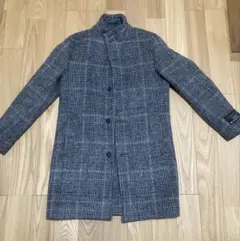 417EDIFICE メンズ　チェスターコート　オリジナルファブリック　カシミヤ