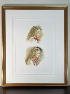 2F32/油彩画 馬 モチーフ 額装 池永和夫 個展出展品 - メルカリ