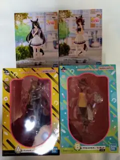 ウマ娘　1番くじとプライズのマンハッタンカフェ、アグネスタキオン。5枚目オマケ