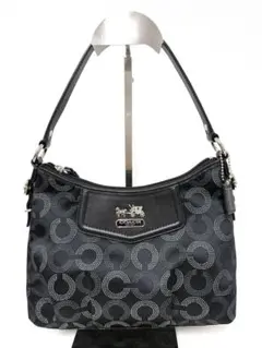 マキ様専用コーチ オプアート ワンショルダーバッグ 黒44379 未使用品