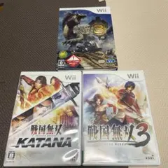 wiiソフト モンスターハンター3(トライ)戦国無双KATANA 戦国無双3
