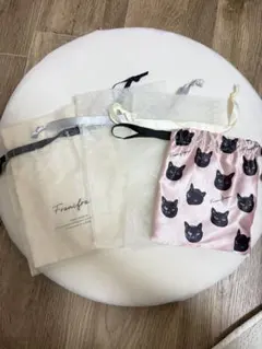 Francfranc 巾着ポーチ 巾着袋 4点セット