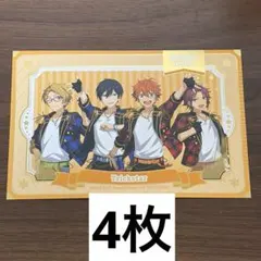 あんスタ　GiGO ノベルティ　箔押しユニットポストカード　Trickstar