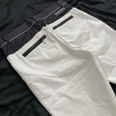 PRGR×Trianglesquare コラボ　ストレッチパンツ　ホワイト　L
