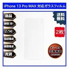 2枚iPhone 13 Pro MAX 対応ガラスフィルムe