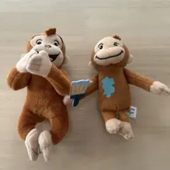 おさるのジョージ　ぬいぐるみマスコット