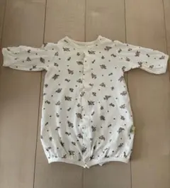 ロンパース　カバーオール　50-70 花柄　新生児からMAKEYOURDAY