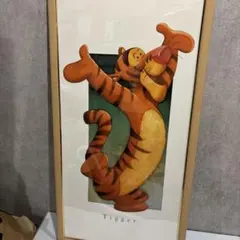 希少　ディズニー　くまのプーさん(ティガー)　オリジナル原画　アールビバン保証書 希少 ディズニー くまのプーさん(ティガー) オリジナル原画