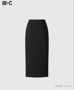 UNIQLO:C クレープジャージーナロースカート ブラック S