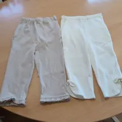 petit main7分丈　春夏用レギンス 2点セット