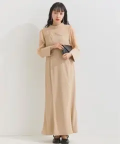 terrace フルーエントカルゼ×シフォン デコルテシアードレス