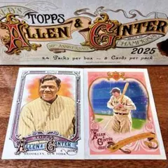 ベーブ・ルース MLB 2025 topps ALLEN & GINTER
