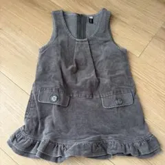 BeBe ジャンバースカート グレー 100cm