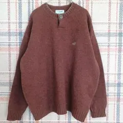 ○" Crocodile クロコダイル メンズ ニット セーター L 刺繍のサムネイル