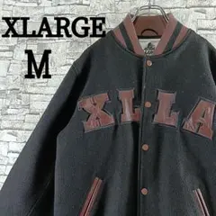 希少✨エクストララージ スタジャン 100着限定 裏地総柄 レザー М