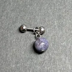 SP132 天然石 パワーストーン ボディピアス アイオライトサンストーン