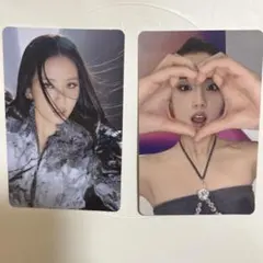 BLACKPINK jisoo公式トレカ2枚