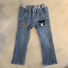 DOUBLE.B ミキハウス デニムパンツ 100cm ジーンズ 長ズボン WBのサムネイル