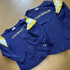 110&130サイズ⭐︎Champion 長袖カットソー ネイビー