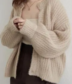 natural couture ふわもこカーディガン ナチュラルクチュールのサムネイル