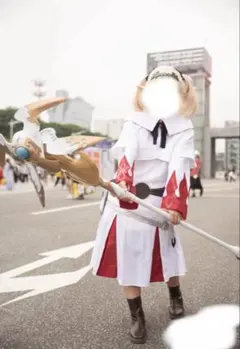 【フルセット】FF14 ラミット / 白魔道士40L vコスプレ衣装・武器・靴込のサムネイル