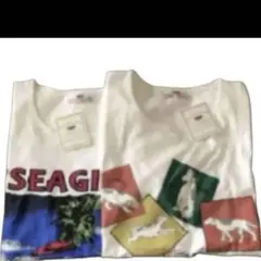 SEAGIRT マルチカラー動物プリントTシャツ