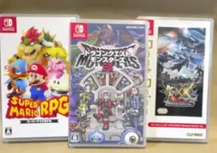​【3点まとめ売り】ドラクエモンスターズ3 / マリオRPG / モンハンXX