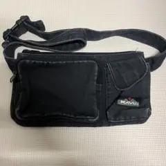 KAVU カブ　ブラック ショルダーバッグ ウエストポーチ