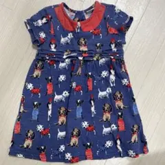 NEXT 犬柄 ワンピース 95cm