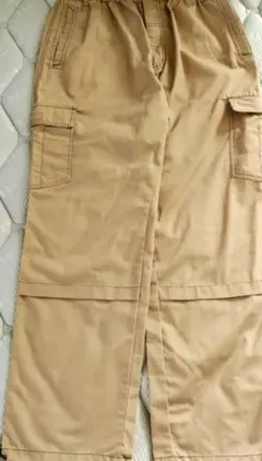 ★《美品》ベージュ カーゴパンツ 複数ポケット