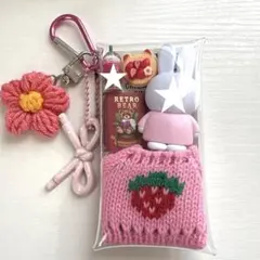 ★ガチャ詰めポーチ★うさぎさん ピンク