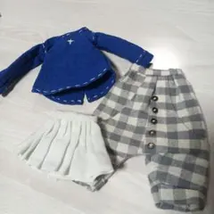 作家様作品 ブライス アイシードール用 アウトフィット サルエルパンツセット