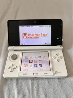 Nintendo 3DS 本体 ホワイト ポケモンバンク導入済み