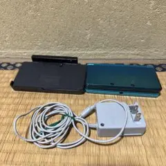 ニンテンドー3DS 本体 青 充電器付き　CTR-001