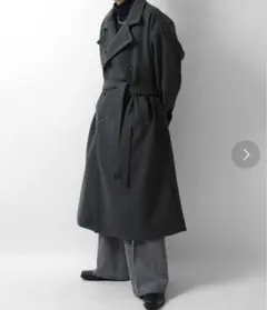 confirm 23AW ロングコート チャコールグレー