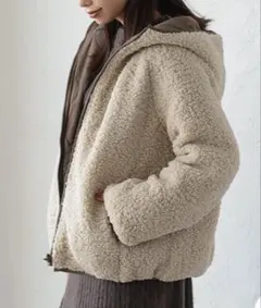 コウベレタス KOBE LETTUCE リバーシブルショートブルゾン