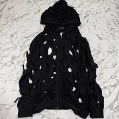 00's vintage ギミック　ジップパーカー　アーカイブ　y2k グランジ