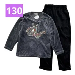 【新品】ポケモン　もこもこ　パジャマ　ブラックレックウザ　130cm