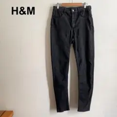 【最終価格】H&M スキニーパンツ ブラック M ストレッチ ジーンズ