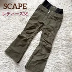 【SCAPE】スノーボードパンツ スノーウェア カーキ オリーブ グリーン系M