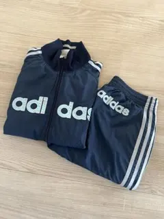 adidas ネイビー ジャージ上下セット Sサイズ レディース