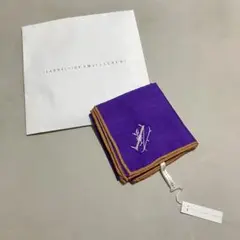 ClassicsTheSmallLuxury コットン100%イニシャルハンカチ