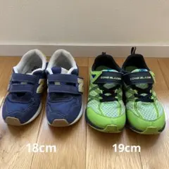 ニューバランス スニーカー18cm、ムーンスター　スニーカー19cm