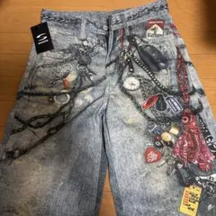 Selonidセロニッド チェーンプリントデニム
