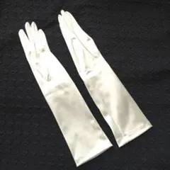 タカミブライダル サテングローブ オフホワイト 40センチ