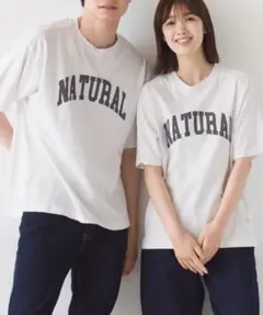 OMNES ロゴプリント 半袖Tシャツ ホワイト