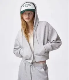 GU パフスウェットフルジップパーカ