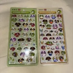 お茶犬 ボンボンドロップシール 2枚セット